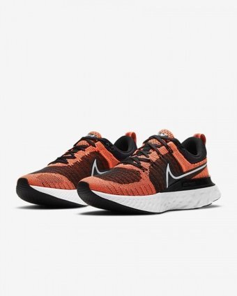 Nike React Infinity Run Flyknit 2 CT2423-800 Ortopedik Bağcıklı Kadın Koşu Ayakkabısı Turuncu