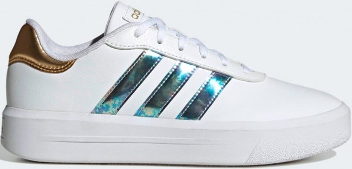 Adidas Court Platform HQ7156 Bağcıklı Kadın Günlük Ayakkabı Beyaz