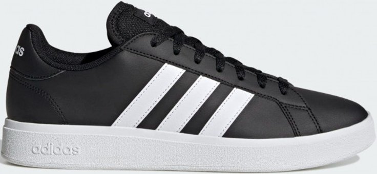 Adidas Grand Court TD Lifestyle Court GW9251 Bağcıklı Erkek Günlük Ayakkabı Siyah