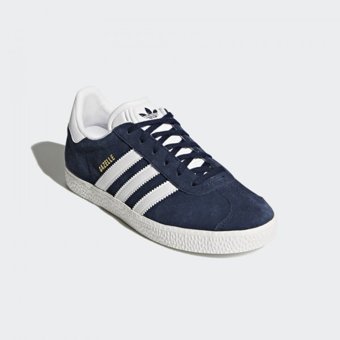 Adidas Gazelle BY9144 Bağcıklı Erkek Günlük Ayakkabı Lacivert