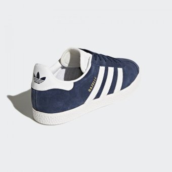 Adidas Gazelle BY9144 Bağcıklı Erkek Günlük Ayakkabı Lacivert