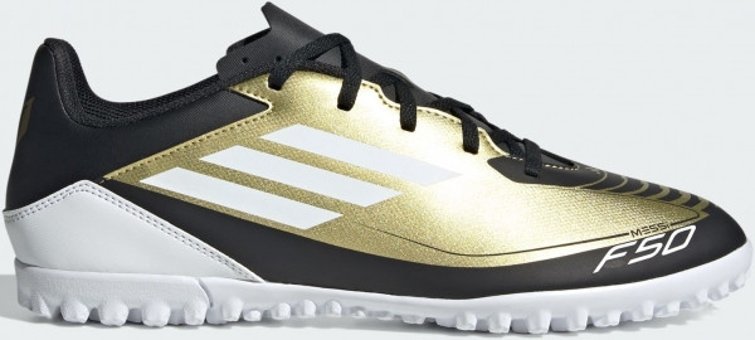 Adidas F50 Club TF Messi IG9330 Bağcıklı Halı Saha Ayakkabısı Altın