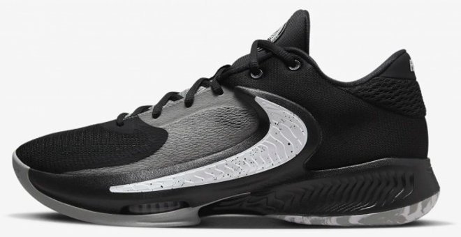 Nike Zoom Freak 4 DJ6149-001 Ortopedik Bağcıklı Erkek Basketbol Ayakkabısı Siyah