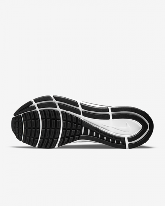 Nike Air Zoom Structure 24 DA8535-001 Ortopedik Bağcıklı Unisex Koşu Ayakkabısı Siyah