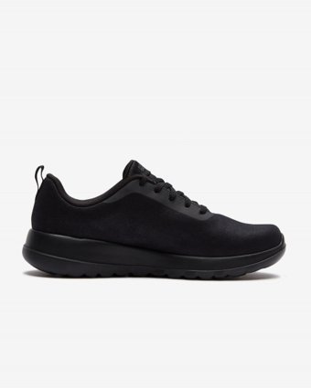 Skechers Go Walk Joy Vivify 15613-BBK Ortopedik Bağcıklı Kadın Yürüyüş Ayakkabısı Siyah