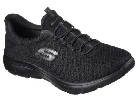 Skechers Summits 12980-BBK Ortopedik Bağcıklı Kadın Günlük Ayakkabı Siyah