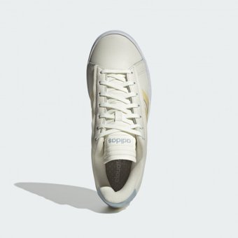 Adidas Grand Court Alpha ID7092 Ortopedik Bağcıklı Kadın Günlük Ayakkabı Bej