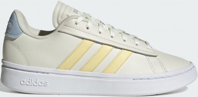 Adidas Grand Court Alpha ID7092 Ortopedik Bağcıklı Kadın Günlük Ayakkabı Bej