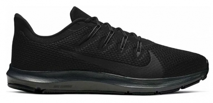 Nike Quest II CI3803-003 Bağcıklı Kadın Koşu Ayakkabısı Siyah