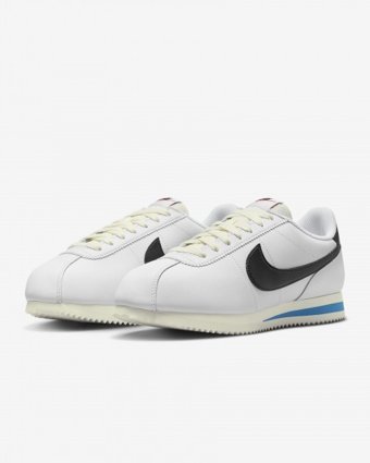 Nike Cortez Leather DN1791-100 Bağcıklı Kadın Günlük Ayakkabı Beyaz