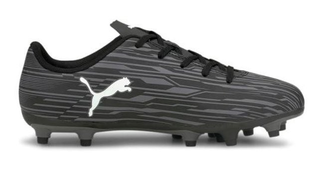 Puma Rapido III FG AG Youth 106576-02 Bağcıklı Çivili Krampon Siyah
