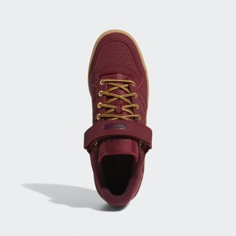 Adidas Forum Low GX7077 Bağcıklı-Cırtlı Erkek Günlük Ayakkabı Bordo