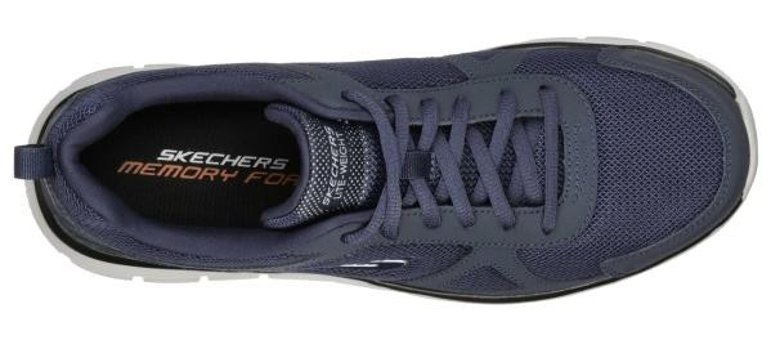 Skechers Track Scloric 52631-NVY Ortopedik Bağcıklı Erkek Antrenman Ayakkabısı Lacivert