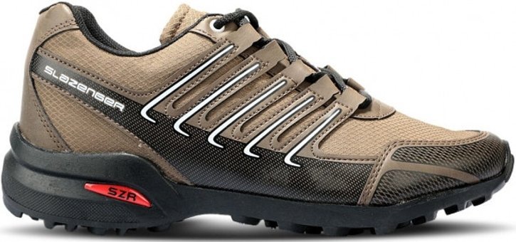 Slazenger Admission SA21OE151-100 Su Geçirmez Bağcıklı Erkek Outdoor Ayakkabısı Bej