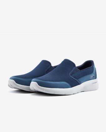 Skechers Dynamight 2.0 894115TK-NVY Ortopedik Bağcıksız Erkek Günlük Ayakkabı Lacivert