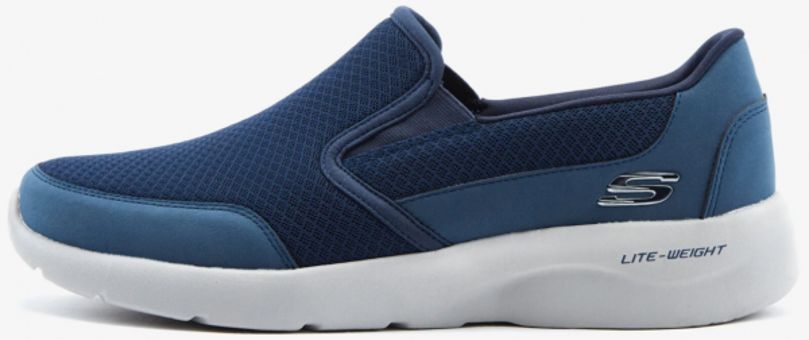 Skechers Dynamight 2.0 894115TK-NVY Ortopedik Bağcıksız Erkek Günlük Ayakkabı Lacivert