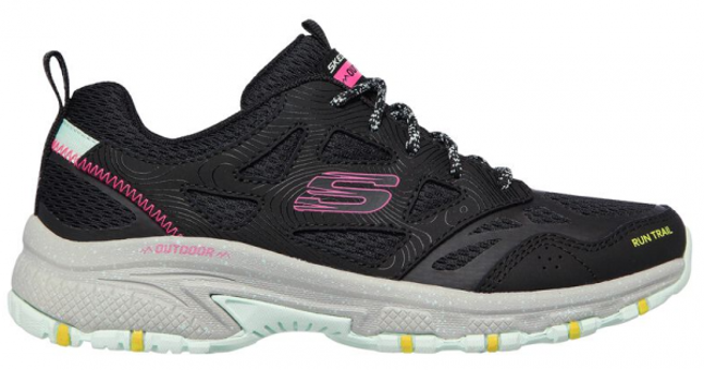Skechers Hillcrest Pure Escapade 149821-BKMT Ortopedik Bağcıklı Kadın Günlük Ayakkabı Siyah
