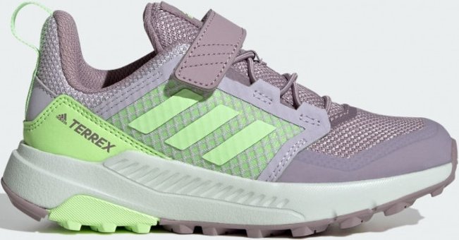 Adidas Terrex Trailmaker IE7607 Ortopedik Bağcıklı-Cırtlı Traxion Erkek Çocuk Yürüyüş Ayakkabısı Lila