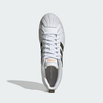 Adidas Streetcheck ID7070 Ortopedik Bağcıklı Erkek Günlük Ayakkabı Beyaz