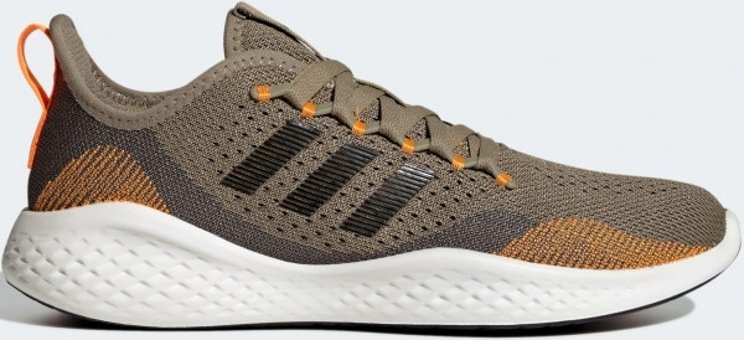 Adidas Fluidflow 2.0 GX8557 Ortopedik Bağcıklı Erkek Koşu Ayakkabısı Vizon