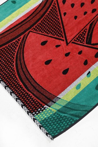 Özdilek Cannes Watermelon Kadife Plaj Havlusu Çok Renkli