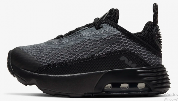 Nike Air Max 2090 CU2092-001 Bağcıklı Erkek Çocuk Günlük Ayakkabı Siyah