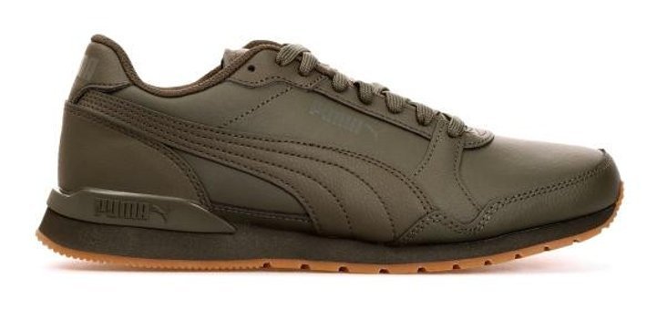 Puma ST Runner V3 L 384855-16 Ortopedik Bağcıklı Eva Unisex Günlük Ayakkabı Haki