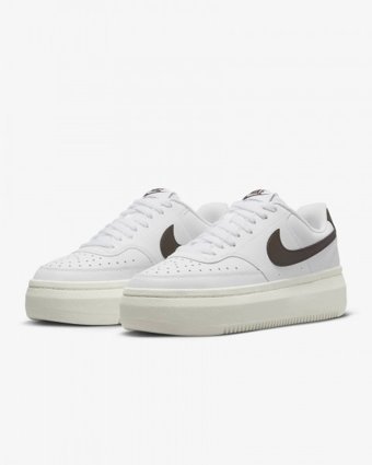 Nike Court Vision Alta DM0113-103 Bağcıklı Kadın Günlük Ayakkabı Beyaz