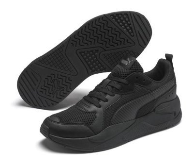 Puma X Ray 372602-01 Ortopedik Bağcıklı Erkek Koşu Ayakkabısı Siyah