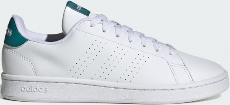 Adidas Advantage ID9646 Ortopedik Bağcıklı Kadın Günlük Ayakkabı Beyaz