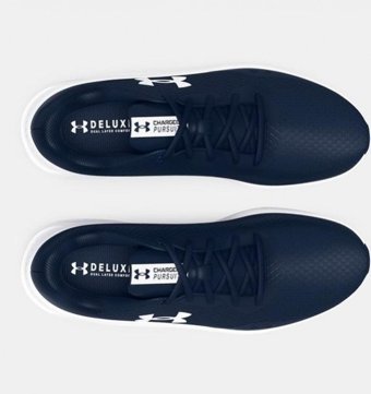 Under Armour Charged Pursuit 3 3024878-401 Ortopedik Bağcıklı Erkek Koşu Ayakkabısı Lacivert