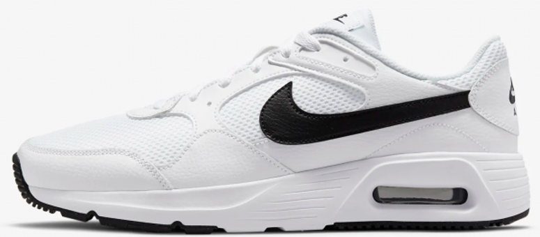 Nike Air Max SC CW4555-102 Ortopedik Bağcıklı Erkek Günlük Ayakkabı Beyaz