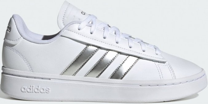 Adidas Grand Court Alpha ID7088 Ortopedik Bağcıklı Kadın Günlük Ayakkabı Beyaz