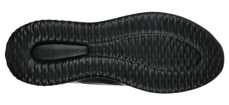Skechers Delson Antigo 65693-BBK Ortopedik Su Geçirmez Bağcıklı Erkek Günlük Ayakkabı Siyah
