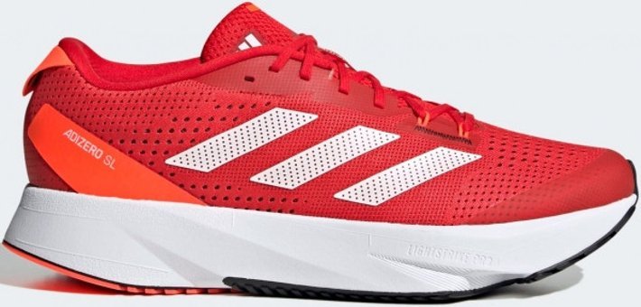 Adidas Adizero SL HQ1346 Ortopedik Bağcıklı Erkek Koşu Ayakkabısı Kırmızı