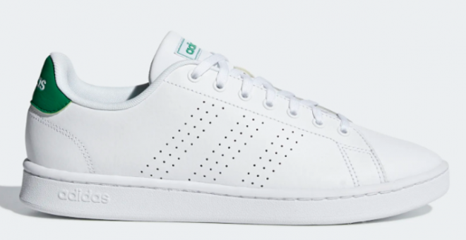 Adidas Advantage F36424 Ortopedik Bağcıklı Erkek Tenis Ayakkabısı Beyaz