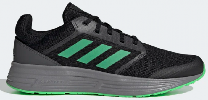 Adidas Galaxy 5 H04597 Ortopedik Bağcıklı Erkek Koşu Ayakkabısı Siyah