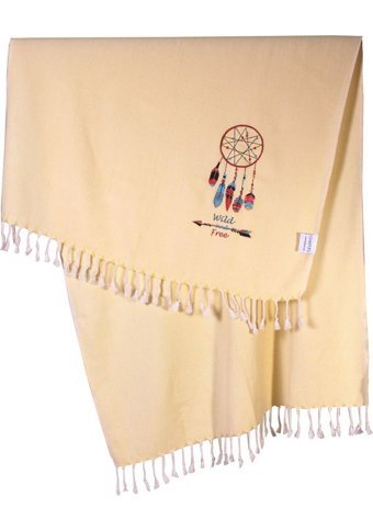 Chaputs Dreamcatcher Plaj Havlusu Sarı
