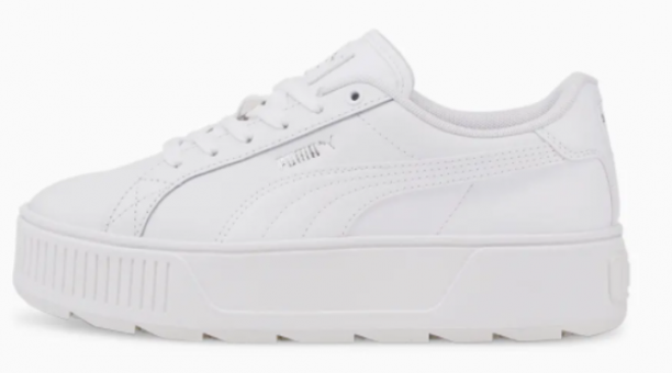 Puma Karmen L 384615-01 Bağcıklı Kadın Günlük Ayakkabı Beyaz