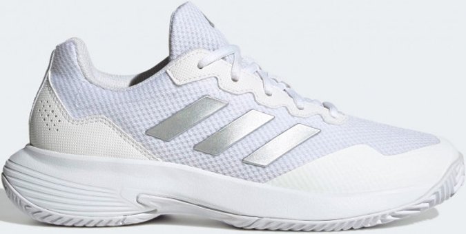 Adidas Gamecourt 2.0 HQ8476 Ortopedik Bağcıklı Adiwear Kadın Tenis Ayakkabısı Beyaz