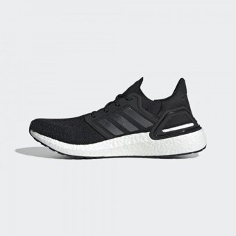 Adidas Ultraboost 20 EF1043 Ortopedik Bağcıklı Kayık Taban Erkek Koşu Ayakkabısı Siyah
