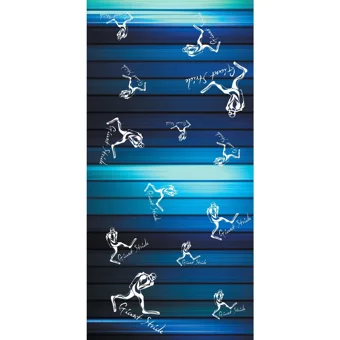Giant Stride Blue Waves Plaj Havlusu Çok Renkli