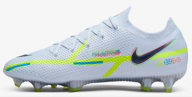 Nike Phantom GT2 Elite FG CZ9890-054 Bağcıklı Çivili Krampon Beyaz