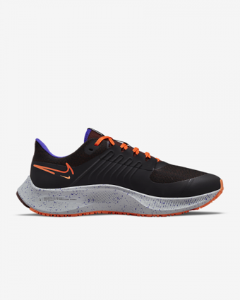 Nike Air Zoom Pegasus 38 Shield DC4073-003 Bağcıklı Erkek Günlük Ayakkabı Siyah