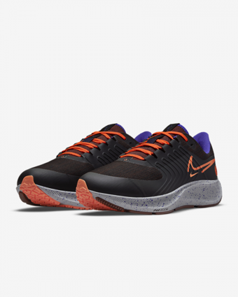 Nike Air Zoom Pegasus 38 Shield DC4073-003 Bağcıklı Erkek Günlük Ayakkabı Siyah
