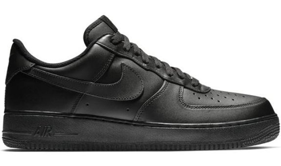 Nike Air Force 1 '07 SP21 CW2288-001 Bağcıklı Erkek Günlük Ayakkabı Siyah