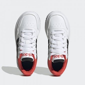Adidas Hoops GZ9673 Bağcıklı Erkek Çocuk Günlük Ayakkabı Beyaz