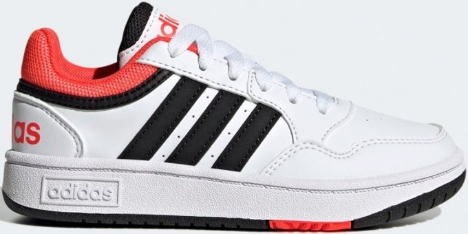 Adidas Hoops GZ9673 Bağcıklı Erkek Çocuk Günlük Ayakkabı Beyaz