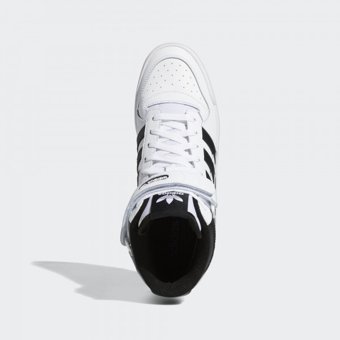 Adidas Forum Mid FY7939 Bilekli Bağcıklı-Cırtlı Erkek Günlük Ayakkabı Beyaz