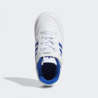 Adidas Forum Low FY7986 Bağcıklı-Cırtlı Erkek Çocuk Günlük Ayakkabı Beyaz